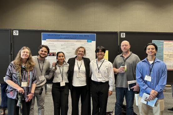 (Left to right) Ezra de la Cruz, Dr. Evan LIntz, Tys Keaunui, Dr. Heather Smith, Katelynn Stocks, Zach Blaustone, Dr. Diana Grant