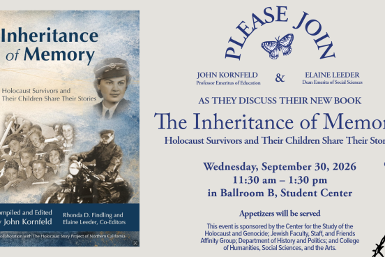 Flyer for book release