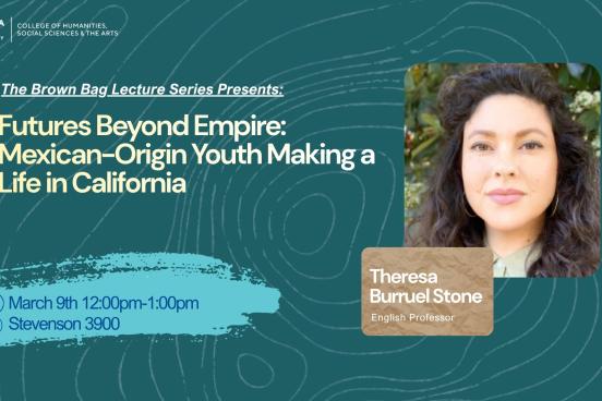 Flyer for Theresa Burruel Stone's Brown Bag Lecture