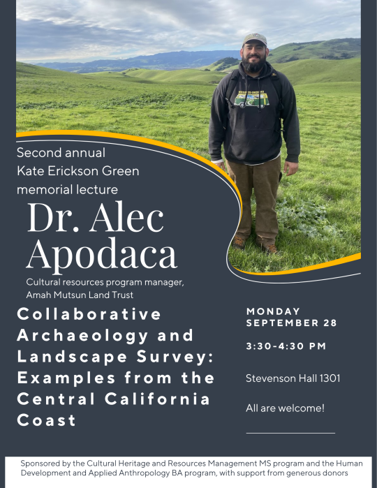 Flyer for Kate Erickson Green Memorial Lecture