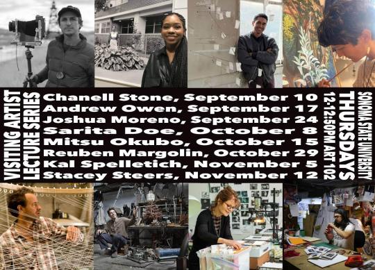 Flyer for Visiting Artist Lecture Series