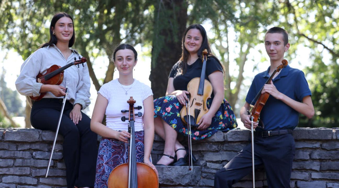 Members of the Sonoma String Collective 