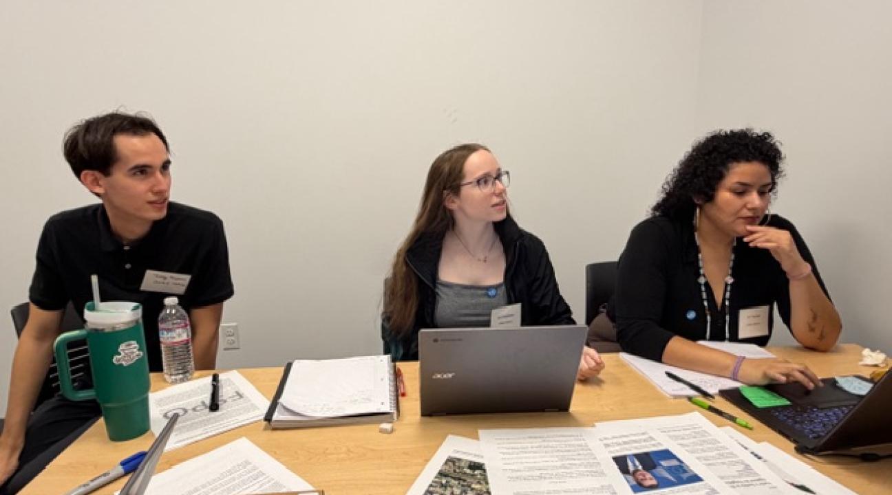 Genocide Prevention Simulation Event Photo