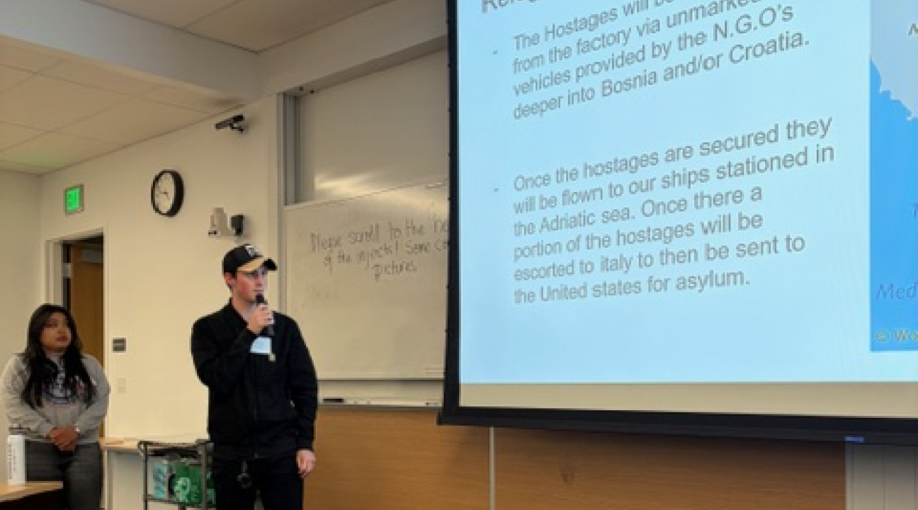 Genocide Prevention Simulation Event Photo