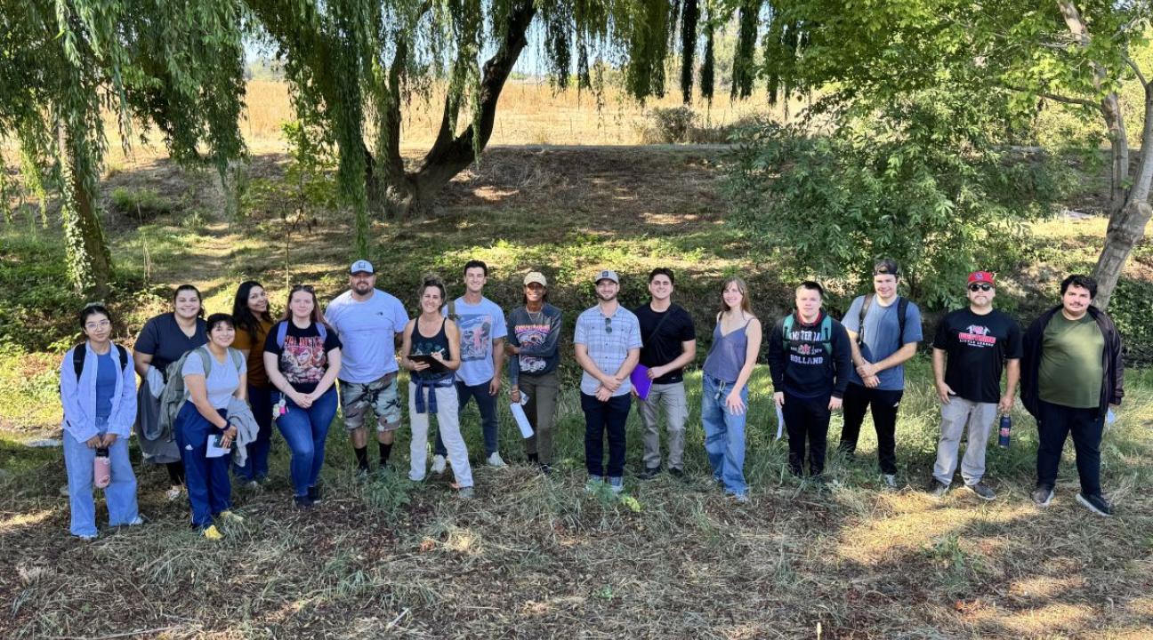 Group photo of research students