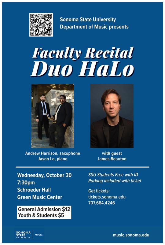 Faculty Recital: Duo HaLo Faculty Recital: Duo HaLo