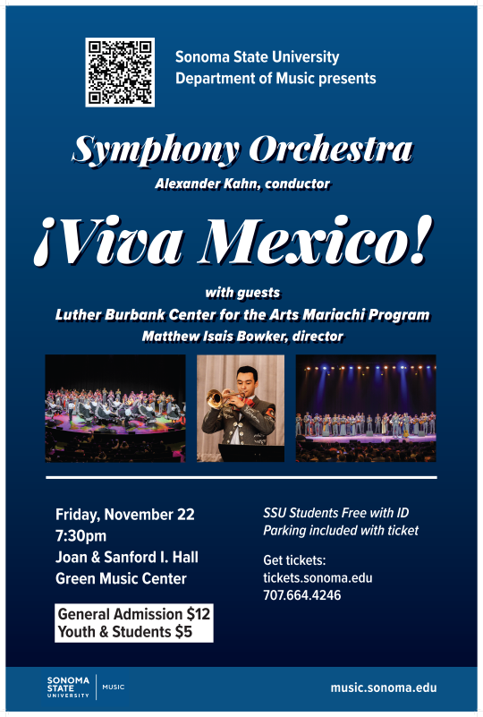 Poster for "Symphony Orchestra Viva Mexico"