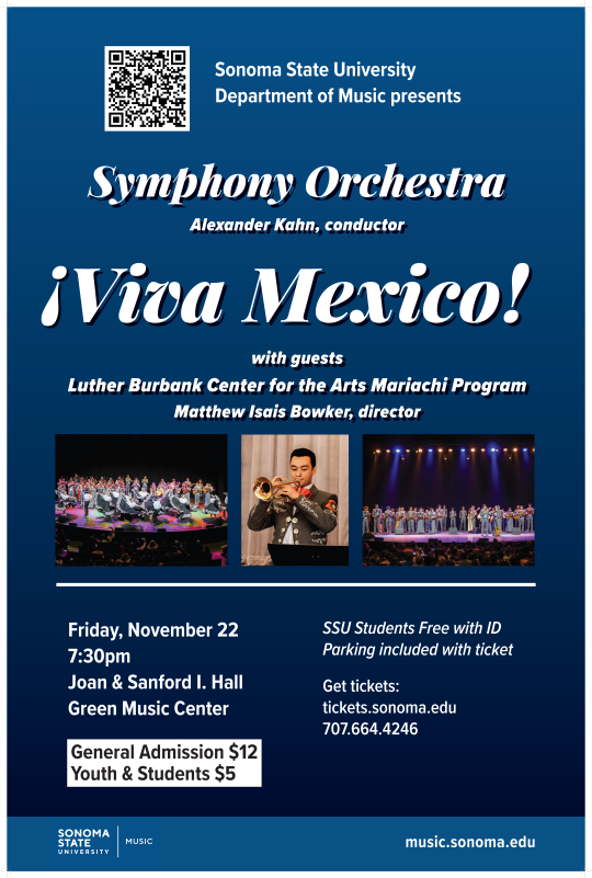 Symphony Orchestra - Viva Mexico Poster for "Symphony Orchestra Viva Mexico"