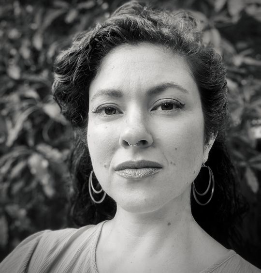 Dr. Burruel Stone from shoulders up, black and white image.