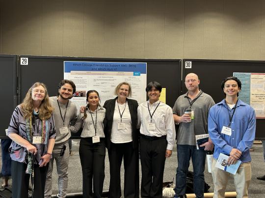 (Left to right) Ezra de la Cruz, Dr. Evan LIntz, Tys Keaunui, Dr. Heather Smith, Katelynn Stocks, Zach Blaustone, Dr. Diana Grant